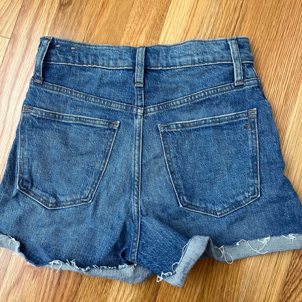 Madewell High-Rise Denim Shorts size 24 - Picture 2 of 3